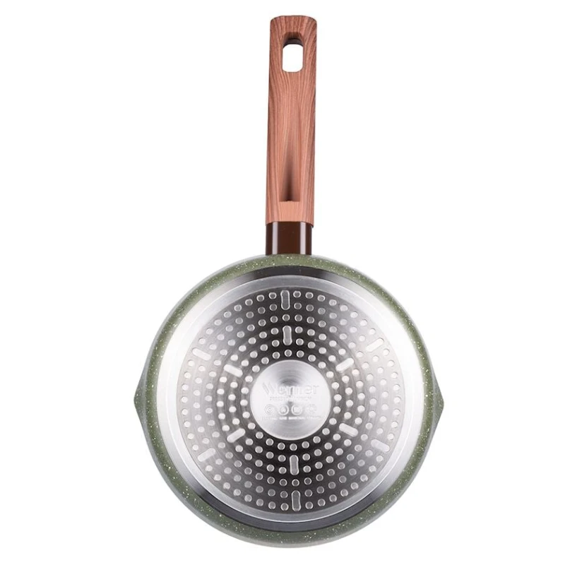 Сковорода Werner Organic Forest Style 51454, 20 см, алюминий/бакелит, зеленый Сковорода Werner Organic Forest Style 51454, 20 см, алюминий/бакелит, зеленый