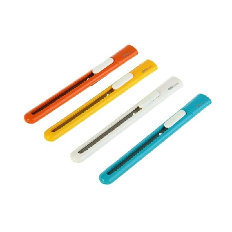 Канцелярский нож Deli, 13 см, товар в ассортименте