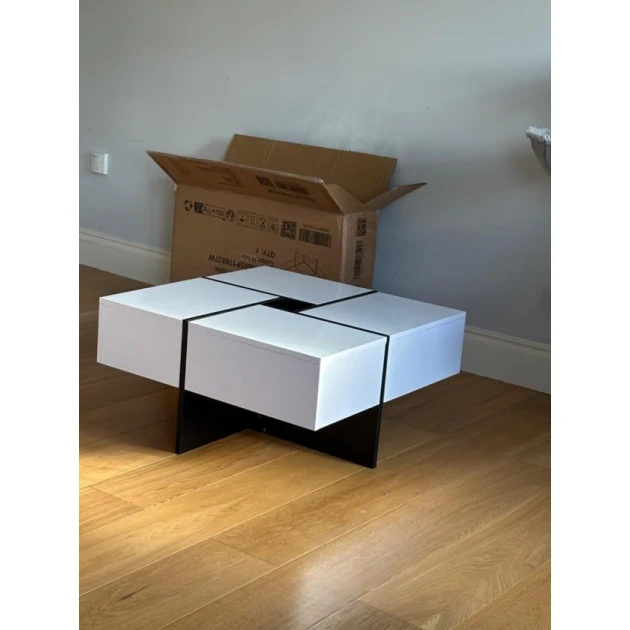 Jurnal masası Art 41, ağ/qara