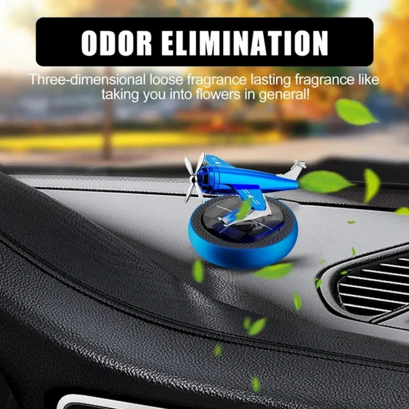 Avtomobil aksesuarı günəş enerjisi ilə işləyən aromatlaşdırıcı ilə air_022 göy