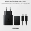Сетевое зарядное устройство Samsung PD Power 45W 5A/1.8m Black