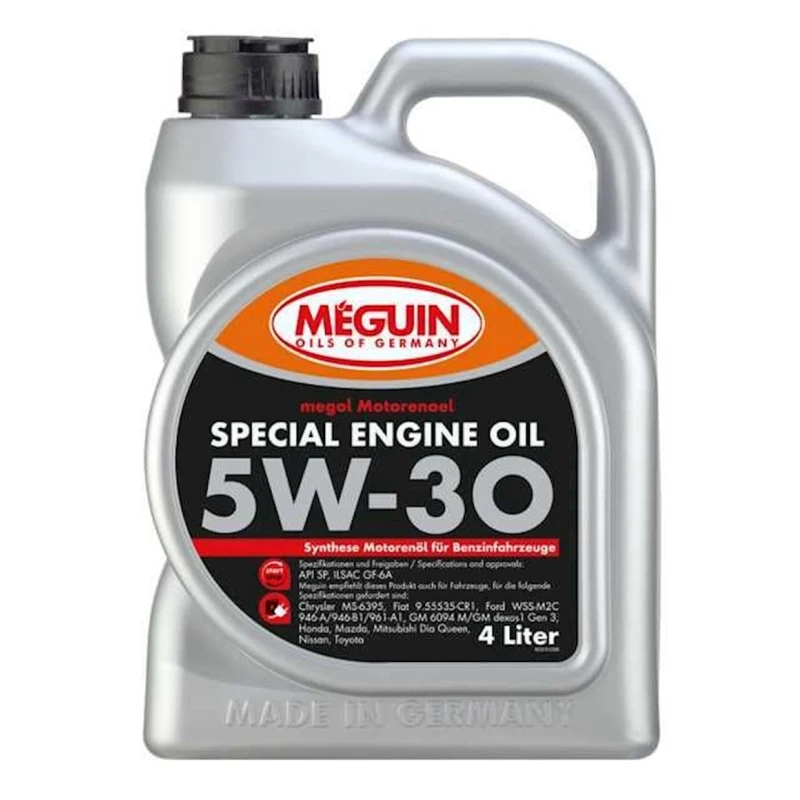 Моторное масло Meguin Special Engine Oil 5W-30, 4 л Моторное масло Meguin Special Engine Oil 5W-30, 4 л