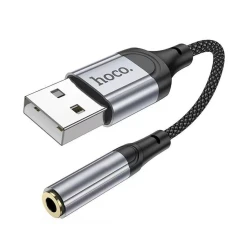 Переходник Hoco LS36 USB to AUX Black