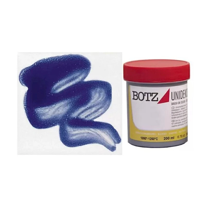 Краска для керамики Botz Unidekor 4002, синий, 200 мл