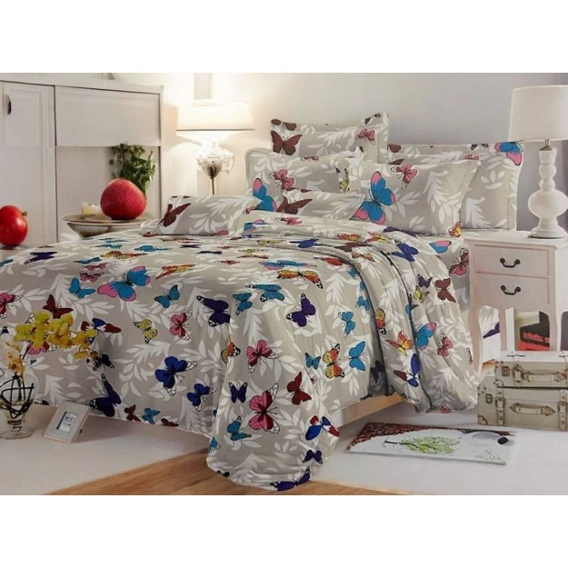 Комплект постельного белья Narlı 000549, пододеяльник 230х240 см, простыня 200х220 см, 2 шт наволочки 50х70 см, двуспальный, сатин, разноцветный Комплект постельного белья Narlı 000549, пододеяльник 230х240 см, простыня 200х220 см, 2 шт наволочки 50х70 см, двуспальный, сатин, разноцветный