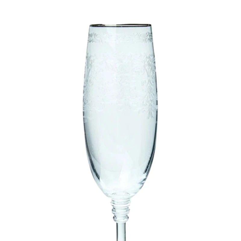 Бокал для вина Hom-me Baroque 104257, 190 мл, прозрачный Бокал для вина Hom-me Baroque 104257, 190 мл, прозрачный