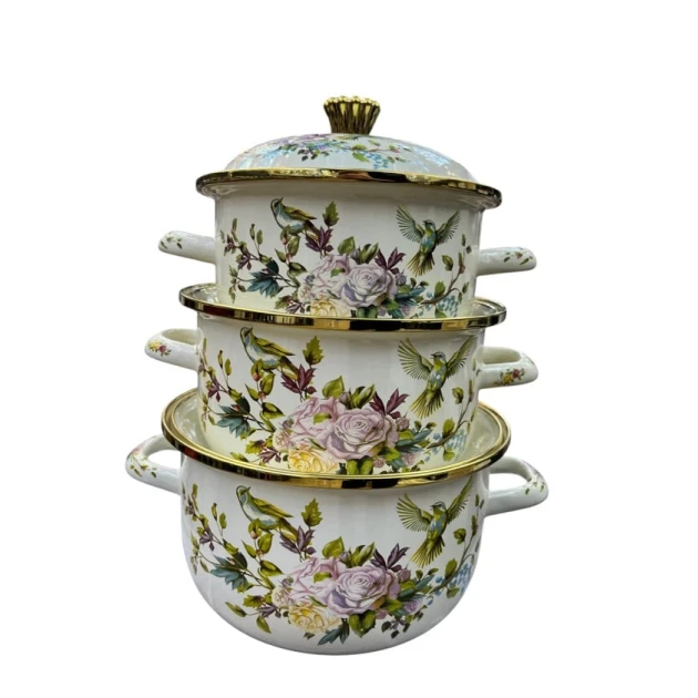 Qazan dəsti 15222374, rəngbərəng, 3 əd