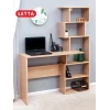 Компьютерный стол Letta ЛДСП, бежевый, 75х40х131 см Компьютерный стол Letta ЛДСП, бежевый, 75х40х131 см