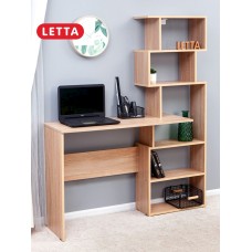 Kompüter masası Letta LDSP, bej, 75х40х131 sm