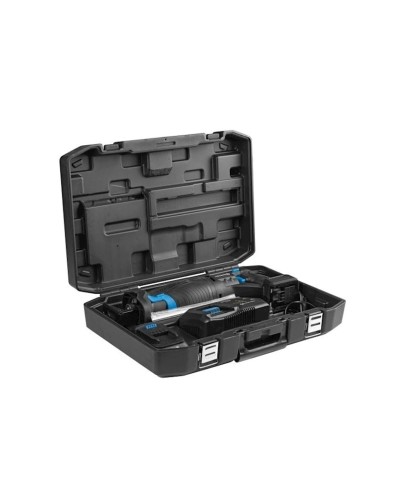Akkumulyatorlu pistonlu mişar Högert HT2E252-B14RS, akkumulyator və keys ilə
