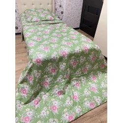 Комплект постельного белья MiraNova CTS-711, пододеяльник 160х220 см, простыня 160х220 см, наволочка 50х70 см, односпальный, разноцветный