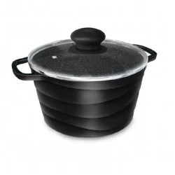 Qazan NMP Каменная, qranit, qara, 1.5 l, 13.4 sm