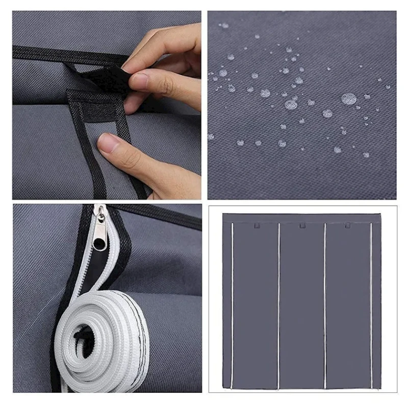 Портативный шкаф Storage Wardrobe 88130, серый