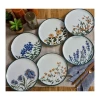 Набор десертных тарелок Porland Flower Garden 04POR034189, фарфор, разноцветный, 20 см, 6 шт