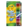 Flomaster dəsti Crayola SuperTips Washable Markers, 50 əd