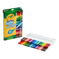 Набор фломастеров Crayola SuperTips Washable Markers, 50 шт