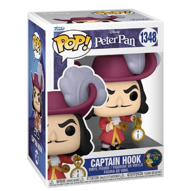 Fiqur Funko POP Disney: Peter Pan 70TH - Hook, vinil, 10 sm, 3+ yaş Fiqur Funko POP Disney: Peter Pan 70TH - Hook, vinil, 10 sm, 3+ yaş