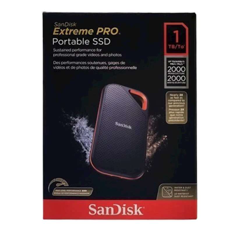 Внешний SSD накопитель Sandisk USB 3.2 Gen2 Type-C Extreme Pro 1TB (SDSSDE81-1T00-G25) Внешний SSD накопитель Sandisk USB 3.2 Gen2 Type-C Extreme Pro 1TB (SDSSDE81-1T00-G25)