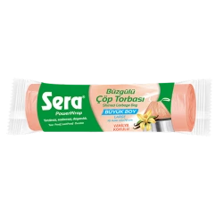 Мешки для мусора Sera 9706 с затяжкой, с ароматом ваниля, 10 шт