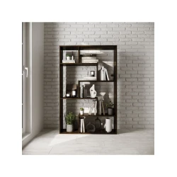 Stellaj 3563_StellajLabirintVenge, 150x97.7x22 sm, LDSP, qəhvəyi Stellaj 3563_StellajLabirintVenge, 150x97.7x22 sm, LDSP, qəhvəyi