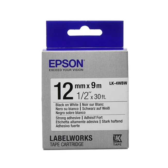 Лента Epson Tape LK4WBW Black/White (C53S654016) Лента Epson Tape LK4WBW Black/White (C53S654016)