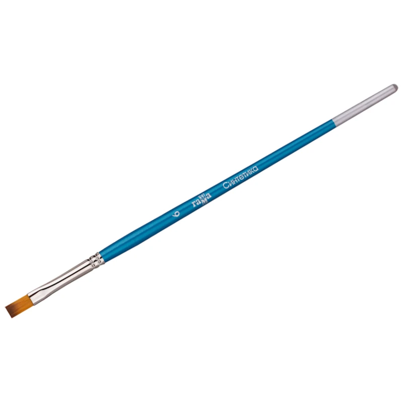 Кисть Гамма № 6, Синтетика, Плоская Кисть Гамма № 6, Синтетика, Плоская