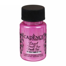 Akril boya-metallik Cadence Dora Metallic Paint 191 Hot Pink 50 ml