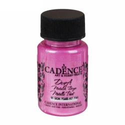 Акриловая краска-металлик Cadence Dora Metallic Paint 191 Hot Pink 50 мл