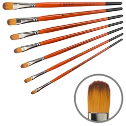 Fırça Kolos Carrot №4, oval, sintetika