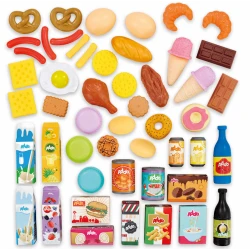 Oyuncaq ərzaqlar dəsti Addo Busy Me Play Food Mega Set, 50 parça