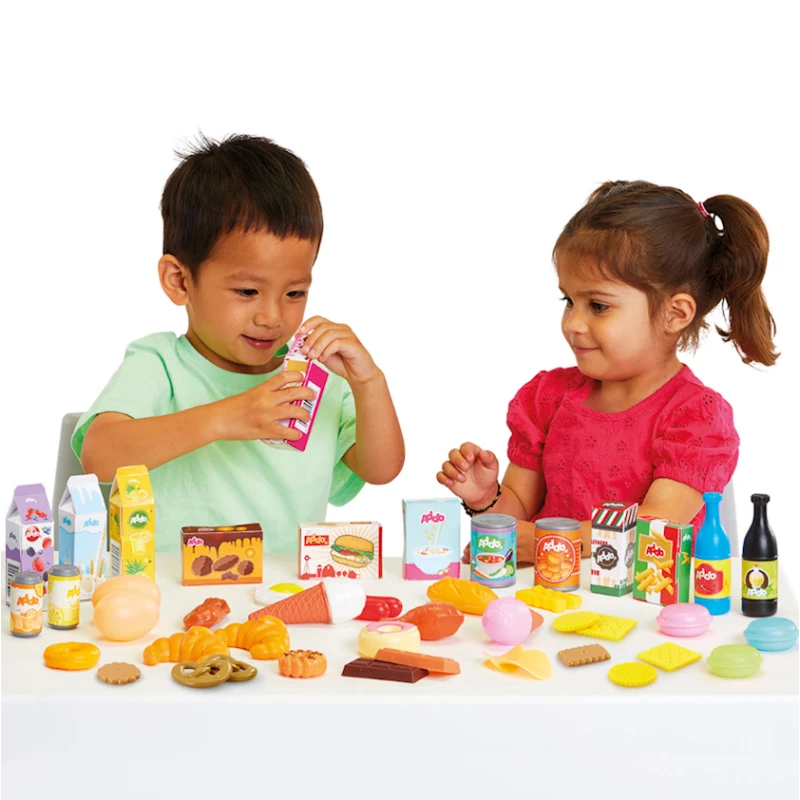 Набор игрушечных продуктов Addo Busy Me Play Food Mega Set, 50 предметов