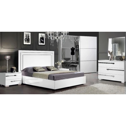 Набор мебели для спальни Slonim mebel Yod-62 Venesiya, белый Набор мебели для спальни Slonim mebel Yod-62 Venesiya, белый