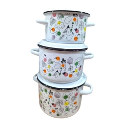 Qazan dəsti Vegatables, 1.5/2.9/4.5 l, 3 əd