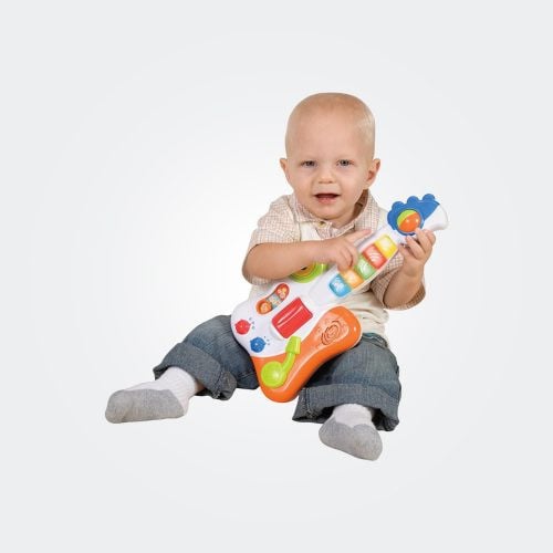 Uşaqlar üçün gitara Winfat Little Rock Star Guitar, plastik, 12+ ay Uşaqlar üçün gitara Winfat Little Rock Star Guitar, plastik, 12+ ay