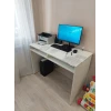 Письменный стол Letta 76x52x110 см, ЛДСП, белый Письменный стол Letta 76x52x110 см, ЛДСП, белый