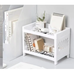 Органайзер для хранения 735526, полипропилен/пластик, белый, 15x24х18 см