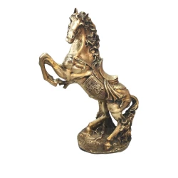 Dekorativ at heykəlciyi, polyester, 20x20x60 sm