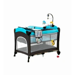Manej-çarpayı Cool Baby 970 Light Blue, 4 yaşa qədər, 76x110x76 sm, mavi/qara Manej-çarpayı Cool Baby 970 Light Blue, 4 yaşa qədər, 76x110x76 sm, mavi/qara