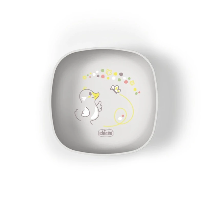 Миска для детей Chicco, серая, 6+ месяцев Миска для детей Chicco, серая, 6+ месяцев