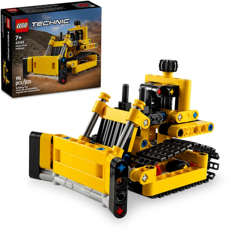 Конструктор LEGO Technic Heavy-Duty Bulldozer 42163, 7+ лет, 195 элементов Конструктор LEGO Technic Heavy-Duty Bulldozer 42163, 7+ лет, 195 элементов
