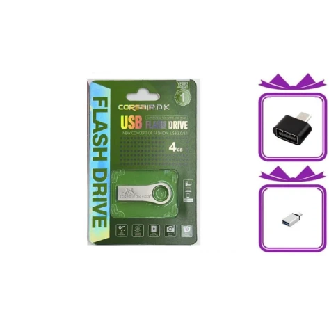 USB-флеш-карта Corsair.D.K 4 ГБ USB-3.0/3.1 USB-флеш-карта Corsair.D.K 4 ГБ USB-3.0/3.1