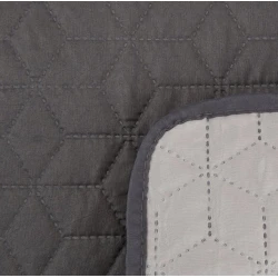 Покрывало JYSK Rosentre двуспальное, 240x260 см, серый