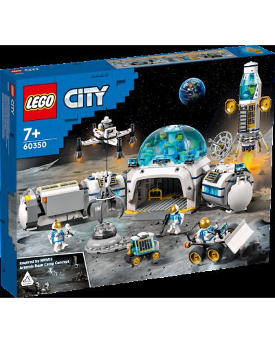 Konstruktor LEGO City Lunar Research Base 60350, 7+ yaş, 786 hissə