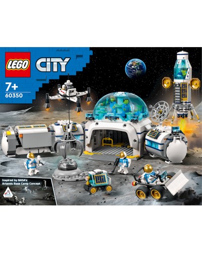 Konstruktor LEGO City Lunar Research Base 60350, 7+ yaş, 786 hissə