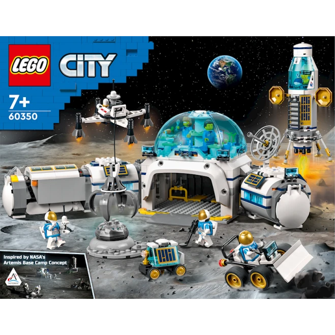 Конструктор LEGO City Lunar Research Base 60350, 7+ лет, 786 элементов