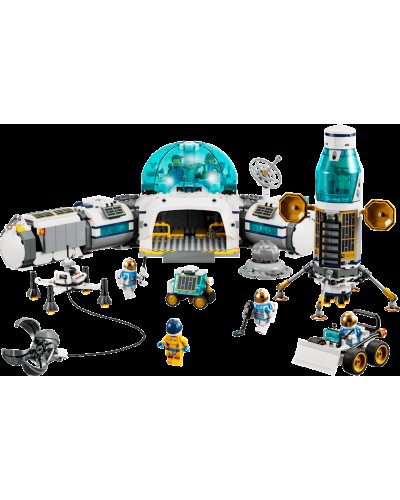 Konstruktor LEGO City Lunar Research Base 60350, 7+ yaş, 786 hissə