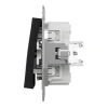 Выключатель Schneider Electric Asfora EPH0300171, черный, 7.1х7.1 см Выключатель Schneider Electric Asfora EPH0300171, черный, 7.1х7.1 см
