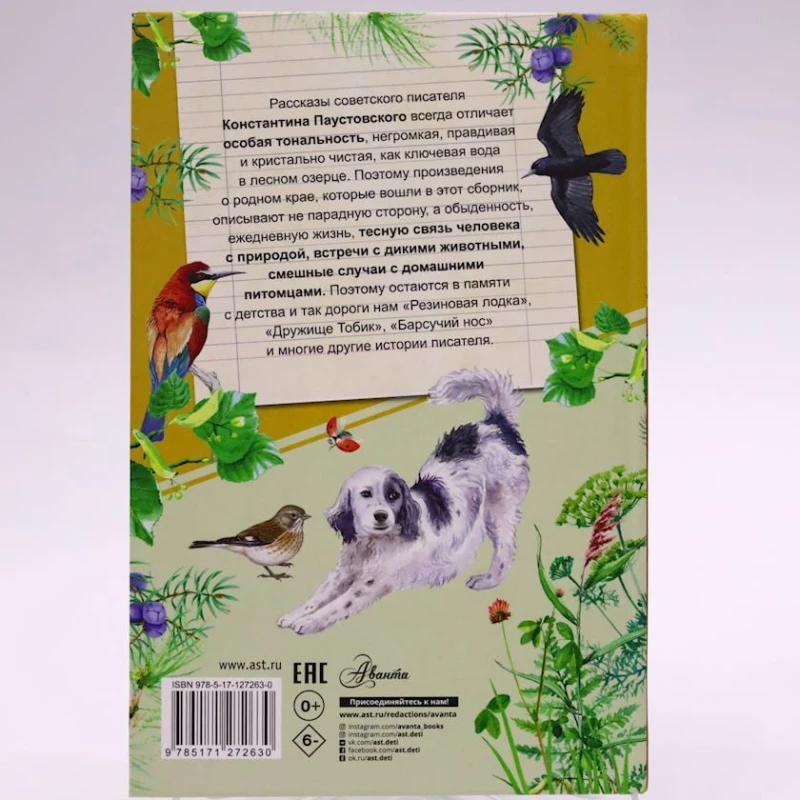 Книга АСТ Рассказы о родной природе, автор Константин Паустовский Книга АСТ Рассказы о родной природе, автор Константин Паустовский