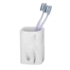 Стакан для зубных щеток Wenko Desio, мраморный Стакан для зубных щеток Wenko Desio, мраморный