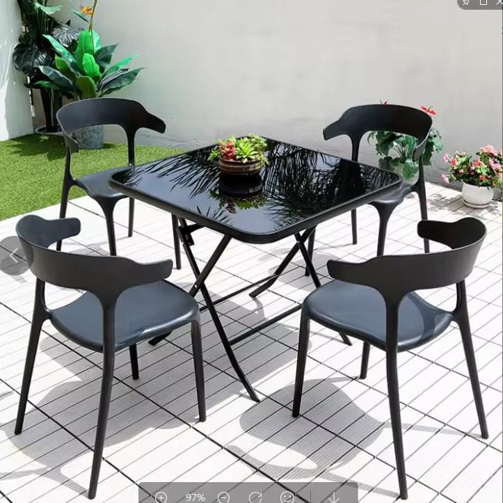 складной стеклянный садовый стол складной стеклянный садовый стол